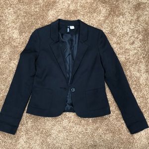 H&M Black Fitted Blazer